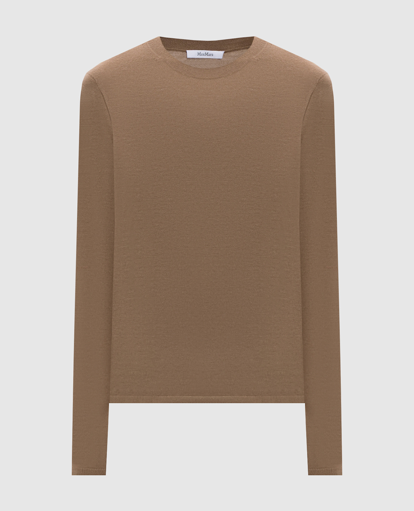 Коричневый джемпер PITTURA из кашемира