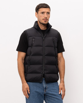 Moncler Черный пуховый жилет Reticone L20911A00031598AL