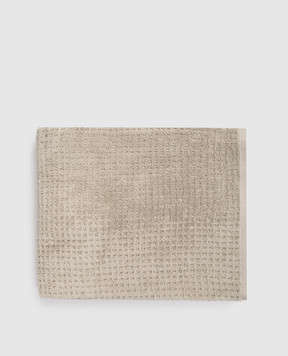 L'Appartement Махровий рушник кольору хакі TEXTURECOTTONBATHTOWEL