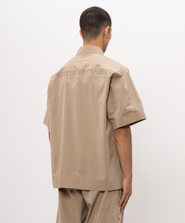 Alexander Wang Бежева сорочка з перфорацією UWC3261912 зображення 4