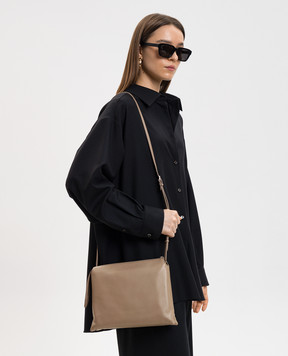 The Row Коричнева сумка крос-боді Nu W1235L645