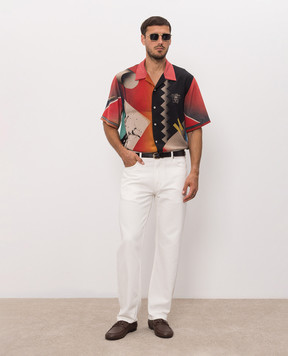 Versace Сорочка із шовку Day Clubbing 10257031A18727