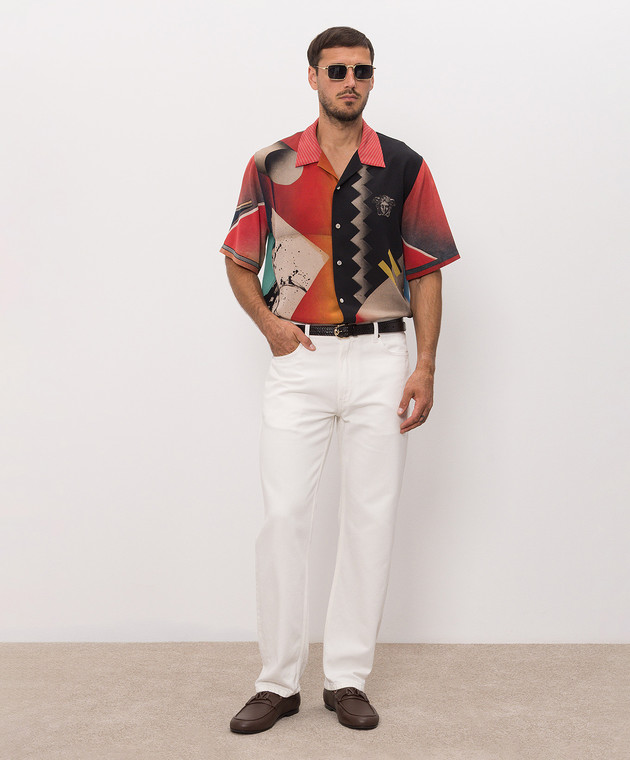 Versace Сорочка із шовку Day Clubbing 10257031A18727 зображення 2