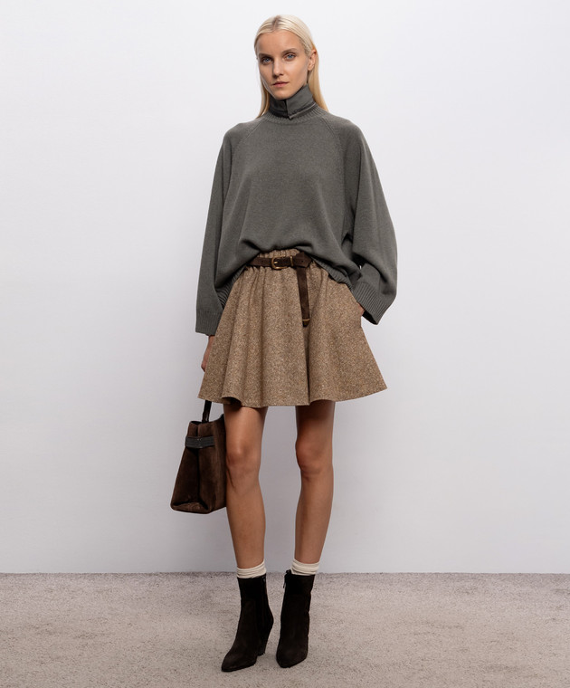 Brunello Cucinelli Зелений светр з кашеміру M12747004 зображення 2