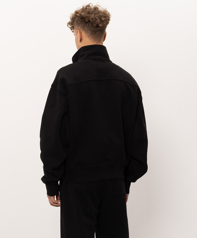 Rhude Черный свитшот с молнией RHPF26ST05012 изображение 4