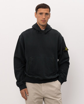 Stone Island Зелене худі з патчем логотипа L2S156100023S0A20