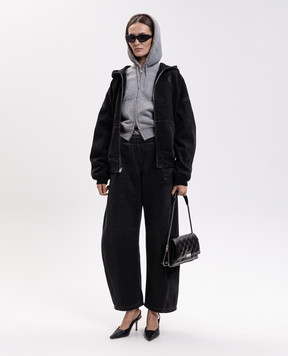 Alexander Wang Черная джинсовая спортивная куртка UDC4262303
