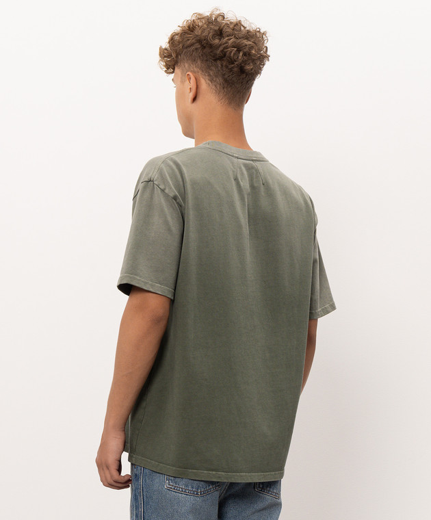 Rhude Футболка цвета хаки с карманом RHPF26TT13012 изображение 4