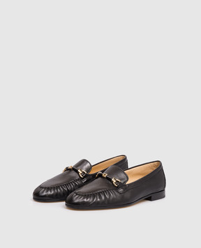 Doucal's Черные кожаные лоферы с логотипом DD8881MEGNUF279