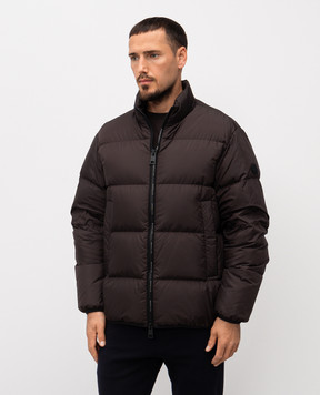 Moncler Коричневий пуховик Erterle K20911A00173597U5