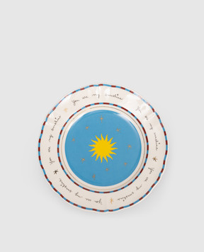 Bitossi Home Белая фарфоровая тарелка для фруктов PAN01021