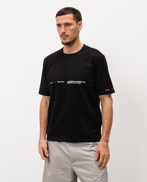 C.P. Company Metropolis Чорна футболка з принтом LTS058A006370W