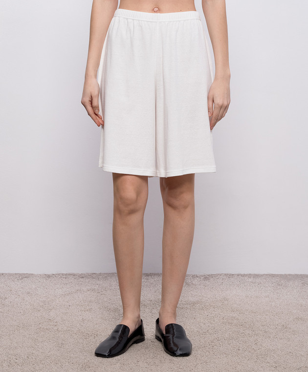 The Row Белые шорты Larissa 10859K732 изображение 3