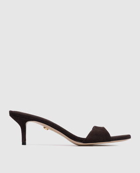 Babe Pay Pls Замшевые коричневые мюли 274503ZA