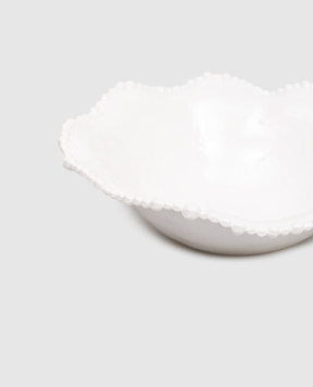 Baci Milano Біла салатниця Pearl SAL3COL01