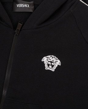 Versace Дитяча чорна спортивна куртка Greca 10214021A11652