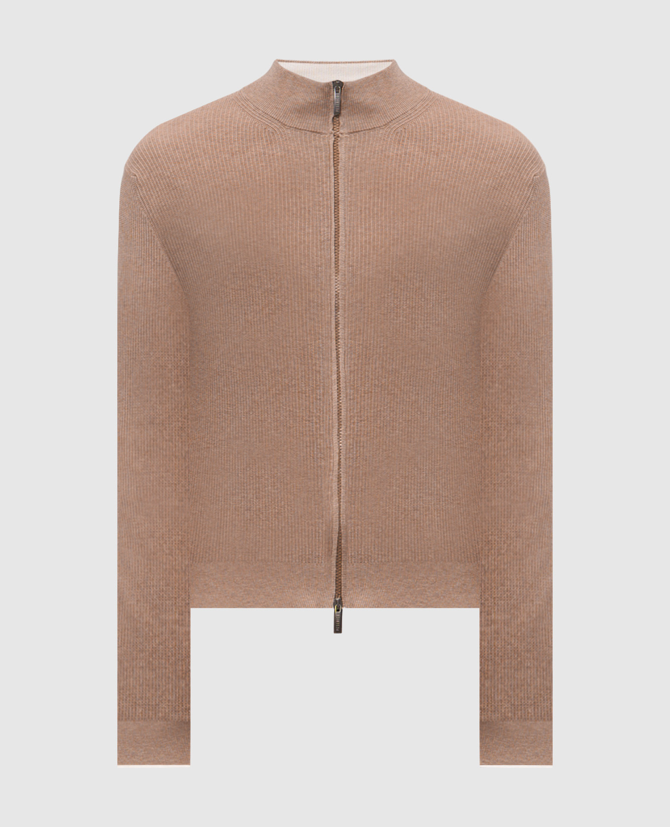 Коричневый кардиган