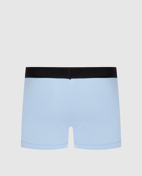 Tom Ford Голубые трусы-боксеры с узором логотипа T4LC31040