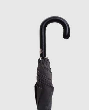 Pasotti Серый зонтик-трость Chevron OMITUO145MINICHEVRON1