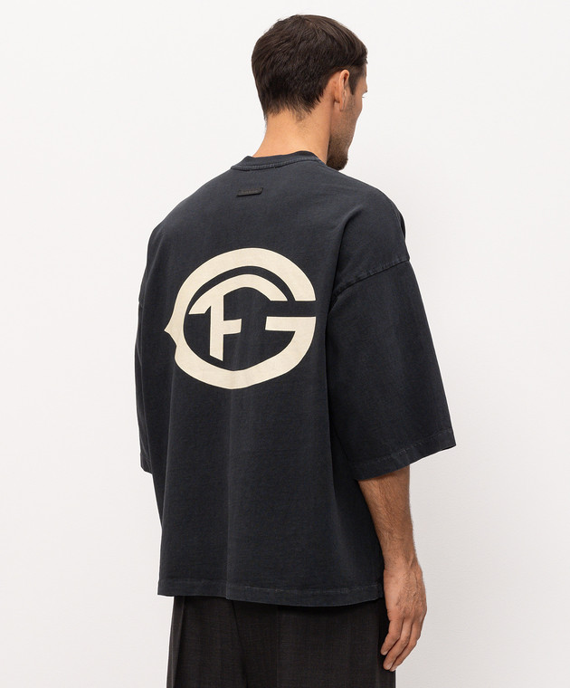 Fear of God Черная футболка с принтом FG9M109958HWJ изображение 4