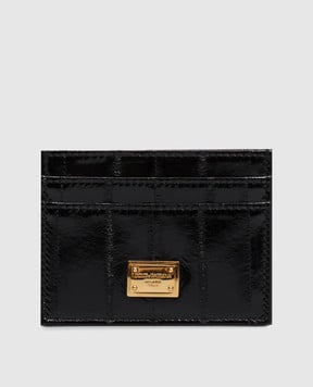Dolce&Gabbana Черный кожаный картхолдер BI0330A8B08