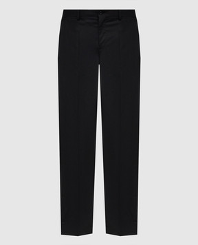 Dolce&Gabbana Черные брюки из шерсти GY10MTFUBEC