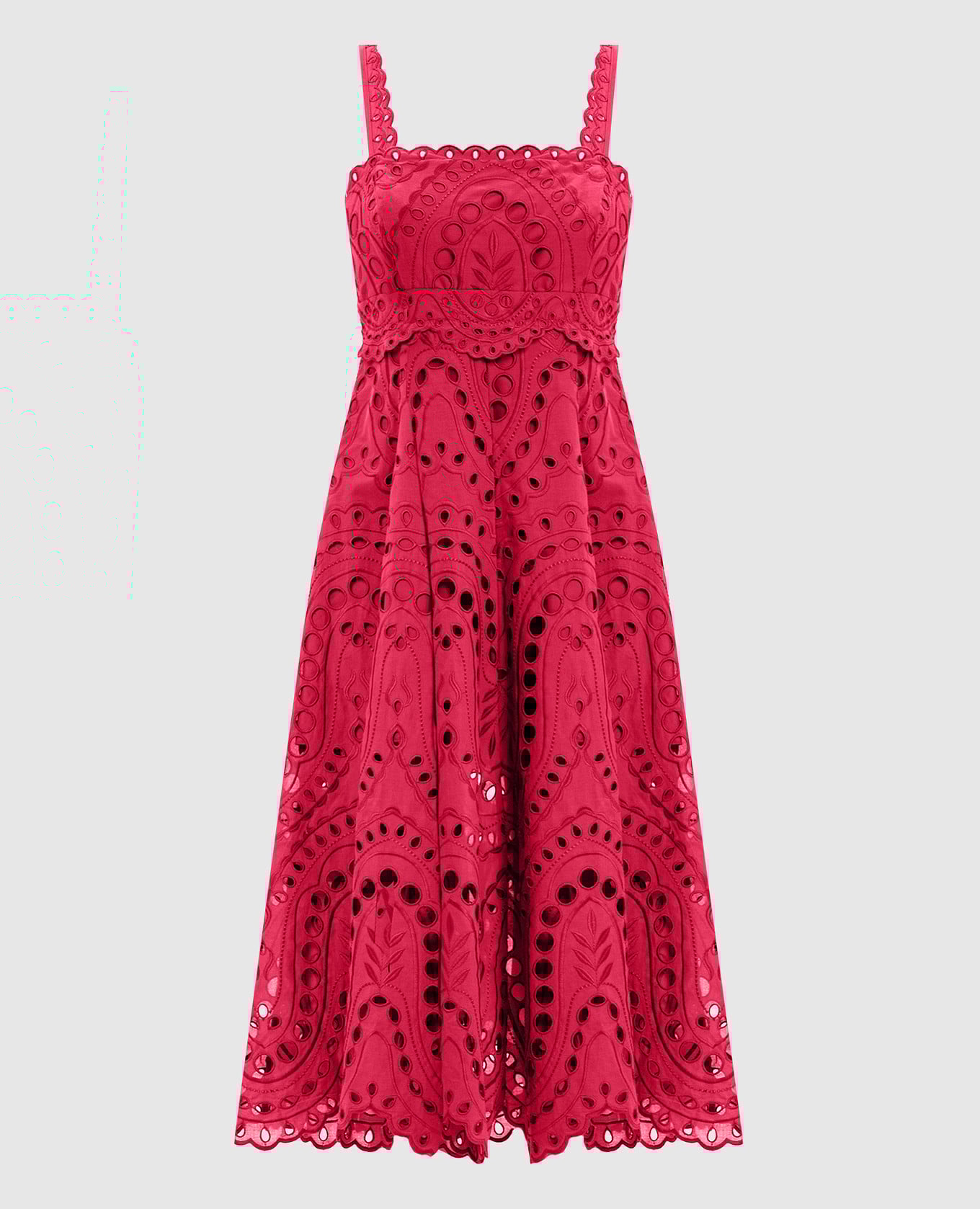 Розовое платье миди Glimmer