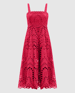 Charo Ruiz Рожева сукня міді Glimmer 263611