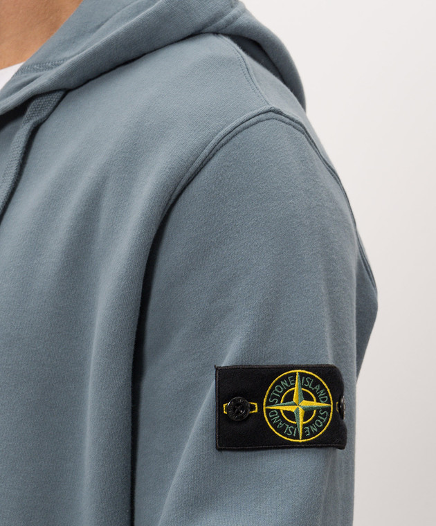Stone Island Блакитна спортивна куртка L2S156100067S0A20 зображення 5