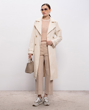 Peserico Рожевий жилет з льоном з паєтками S99132F059263A