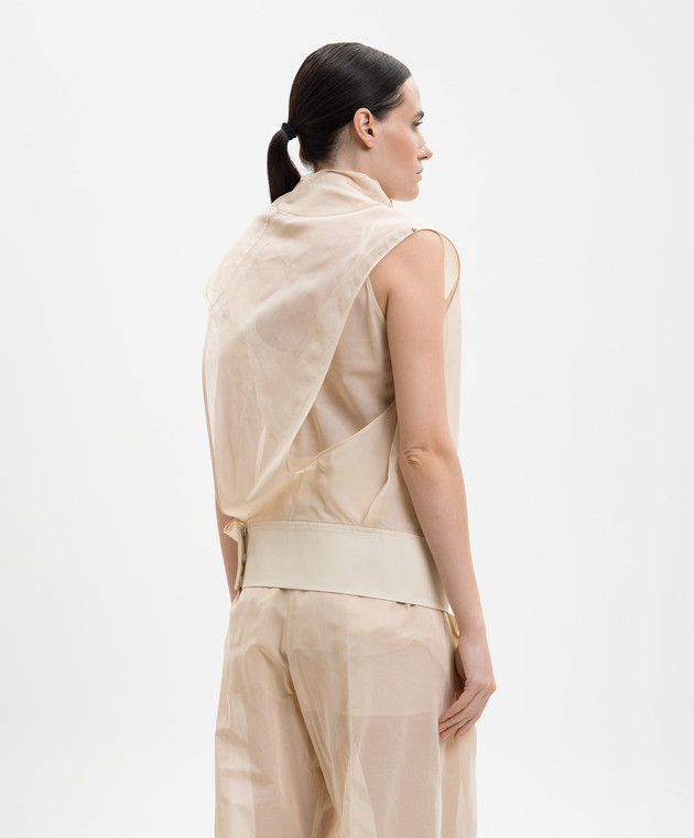 Max Mara Sportmax Бежевий топ GRADO SPSGRADO зображення 4