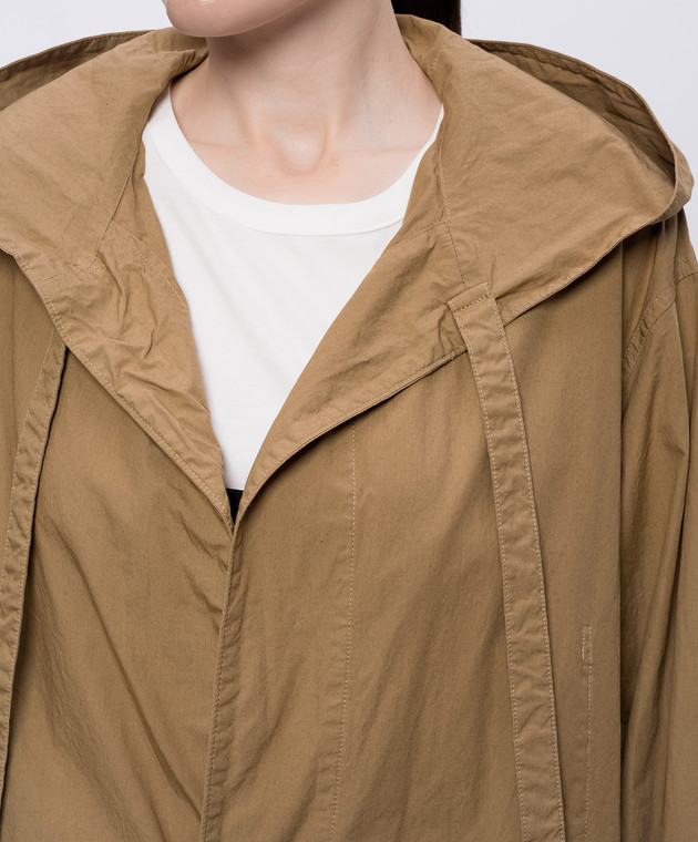 Y`S Yamamoto Коричневий плащ YKC11016 зображення 5