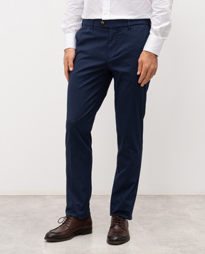 Brunello Cucinelli Брюки синего цвета M289LI1770