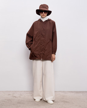 Yves Salomon Army Коричневый парка 26EFV03373L04W