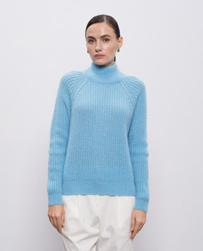 Peserico Блакитний светр з вовною альпаки S99141F0509087