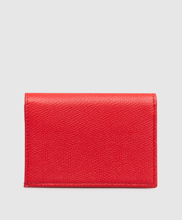 Valentino Красный кожаный портмоне VLogo 9W2P0AJ3SNP изображение 2