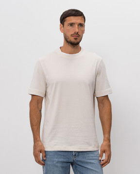 Brunello Cucinelli Футболка цвета айвори M0B137427