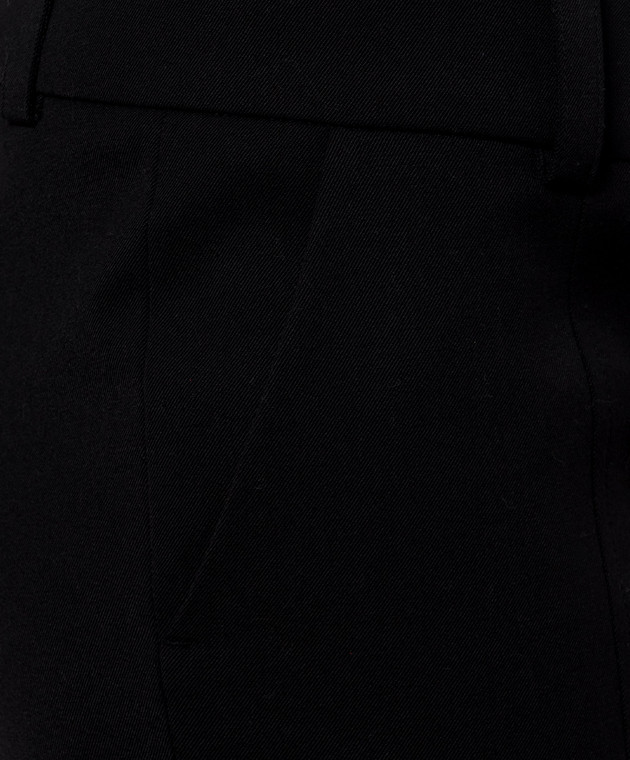 SSHEENA Чорні штани Plain з вовною 26FWPLAINTF26004 зображення 5