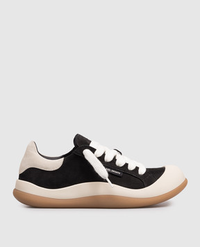Axel Arigato Чорні кросівки Squish з нубука F3654002