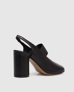 Maison Margiela MM6 Чорні шкіряні слінгбеки Anatomic S59WP0213P3628