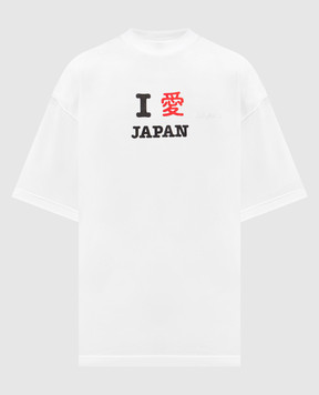 Vetements Белая футболка с принтом ME76TR260W