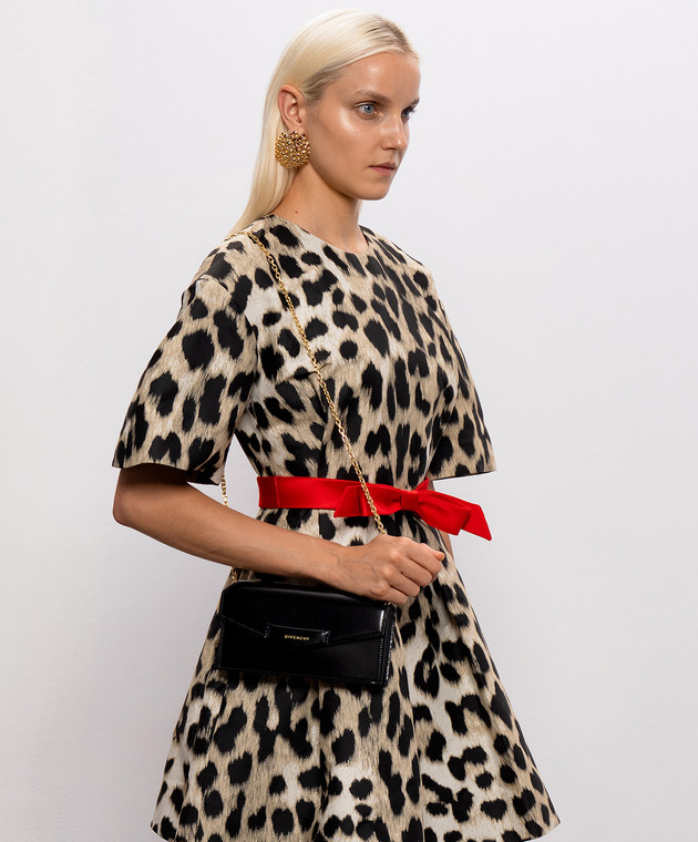 Givenchy Чорний шкіряний клатч Antigona BB60RTB13A зображення 2