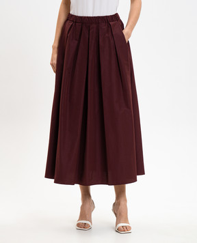 Max Mara Weekend Бордова спідниця WKDCURVATO WKDCURVATO