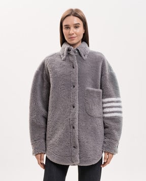 Thom Browne Сіра дублянка FLL122C02821
