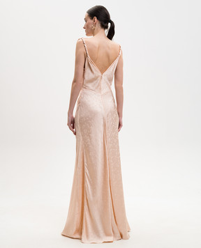 Victoria Beckham Рожева сукня Posy у візерунок 1226WDR007291B