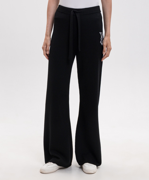 AMIRI Черные брюки из шерсти AWKNSP1013 изображение 3
