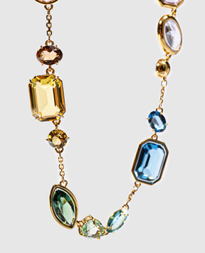 Swarovski Золотистая цепочка-колье Gema 5741584