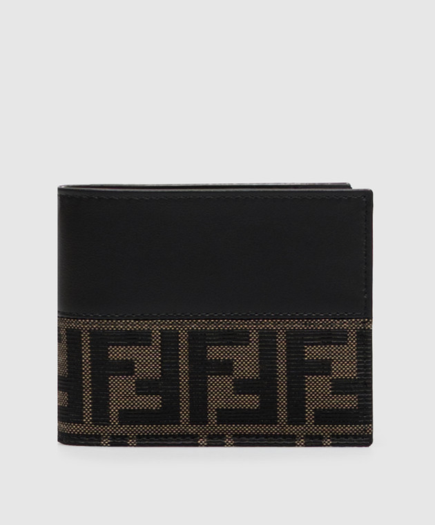 Fendi Черное комбинированное портмоне 7M0001B139