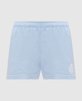 Sporty & Rich Блакитні шорти NY Crest Disco SH037710243BL90
