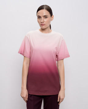 Max & Co Рожева футболка PARATA з ефектом деграде MCLPARATA